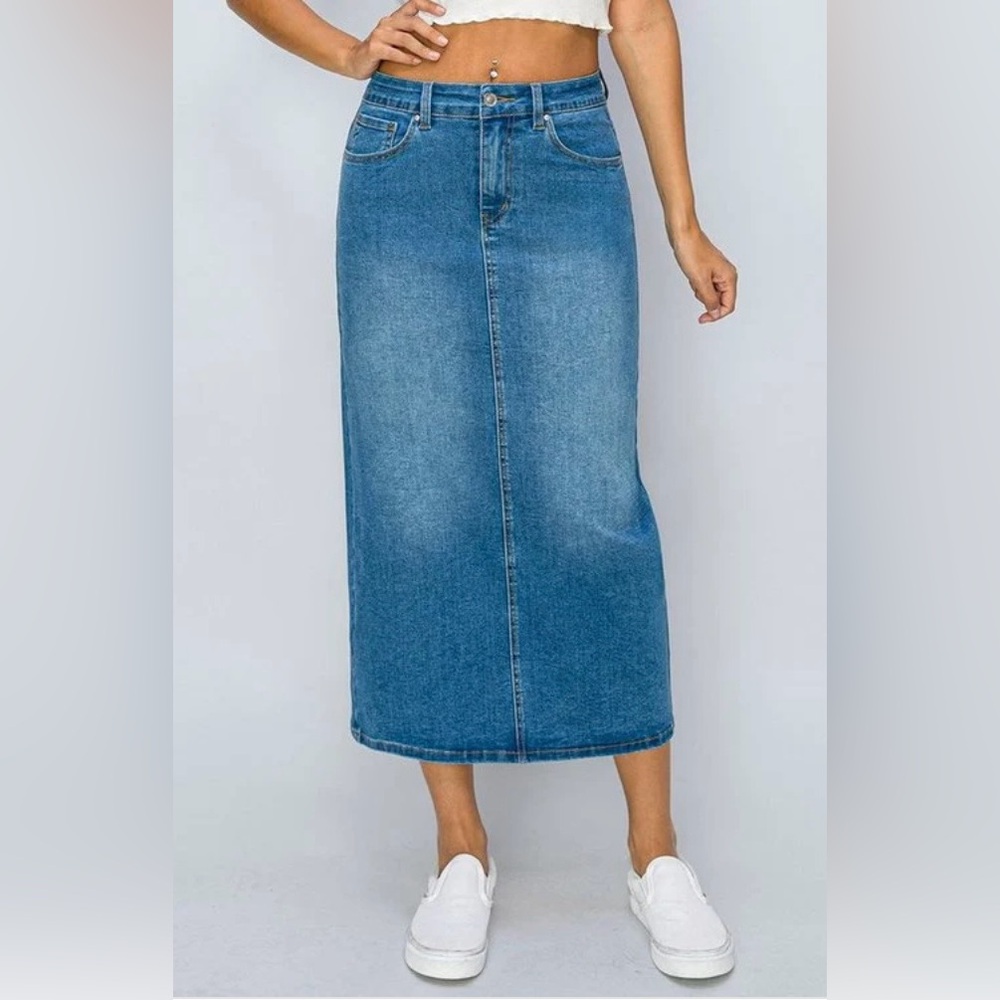 Womens denim skirt